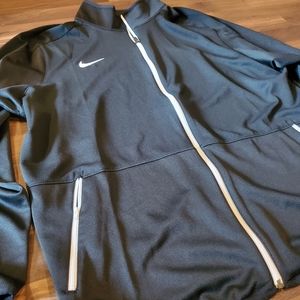 Nike Men's zip up sweater size XXL Black White